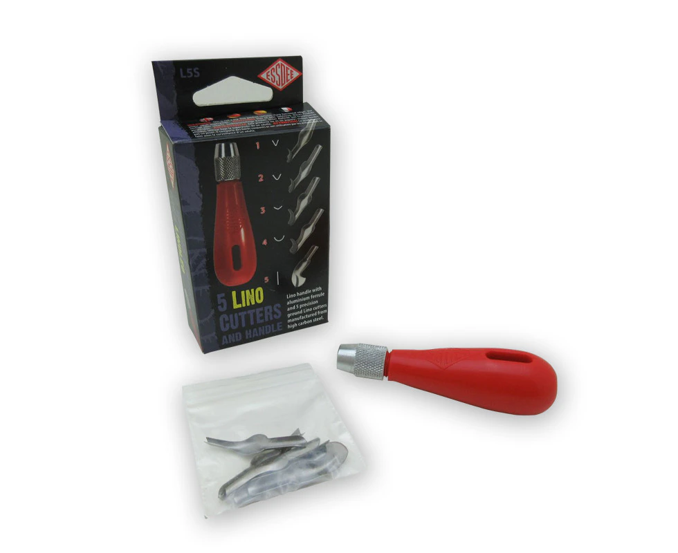 Essdee Lino Cutter Handle Set - 5 Blades