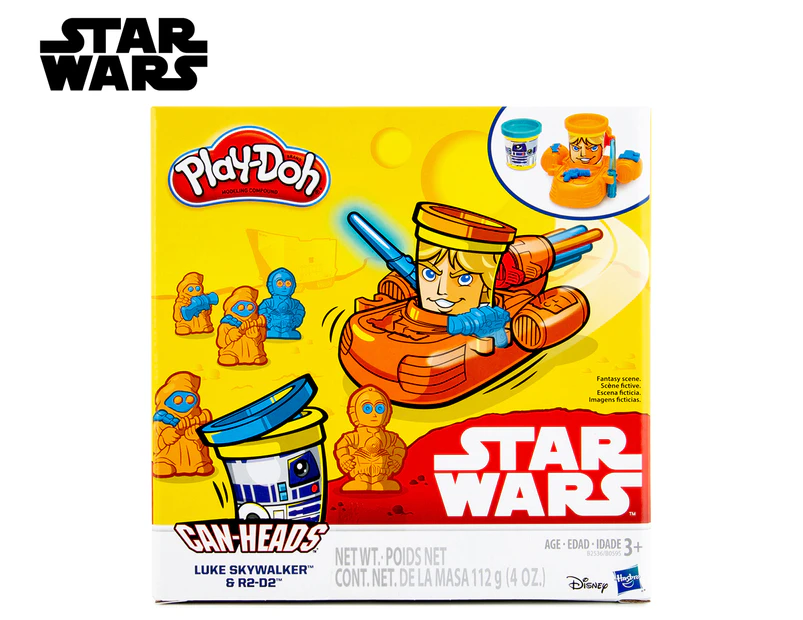 Play-Doh Star Wars Can-Heads Luke Skywalker & Snowtrooper Activity Set