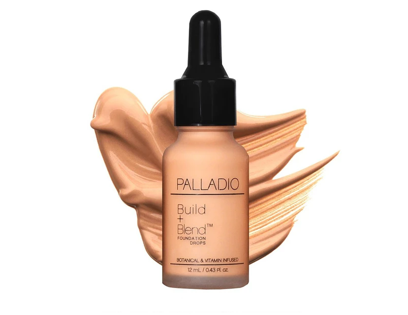 Palladio Build + Blend Foundation Drops-Almond - Medium Skin With Pink Undertones