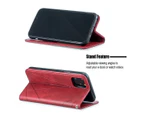 SDB for iPhone 11 Pro Wallet Case Credit Card Holder Flip Cover Kickstand PU Leather Cover for iPhone 11 Pro 5.8 inch 2019 New Release-Red