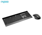 Rapoo 8900P Wireless Laser Metal Keyboard & Mouse Combo