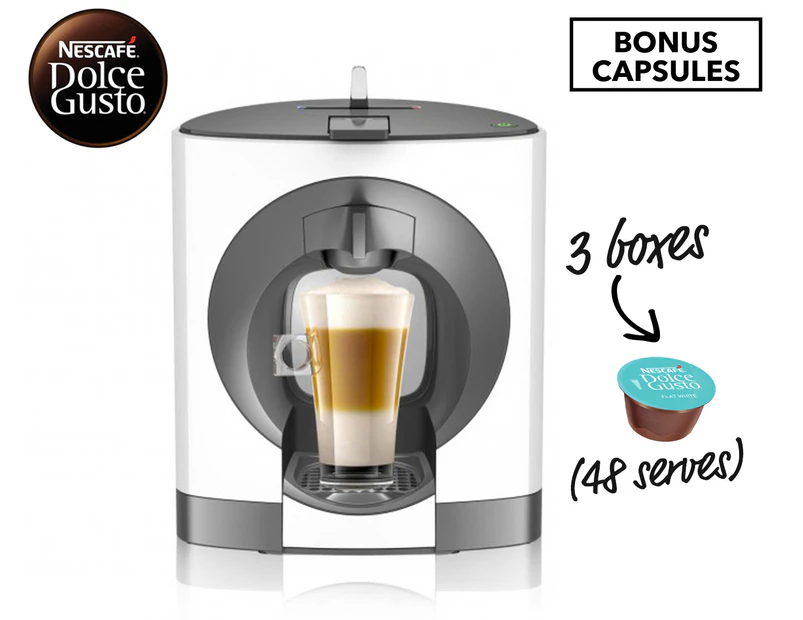 Nescafé Dolce Gusto Oblo Capsule Coffee Machine + Bonus Capsules