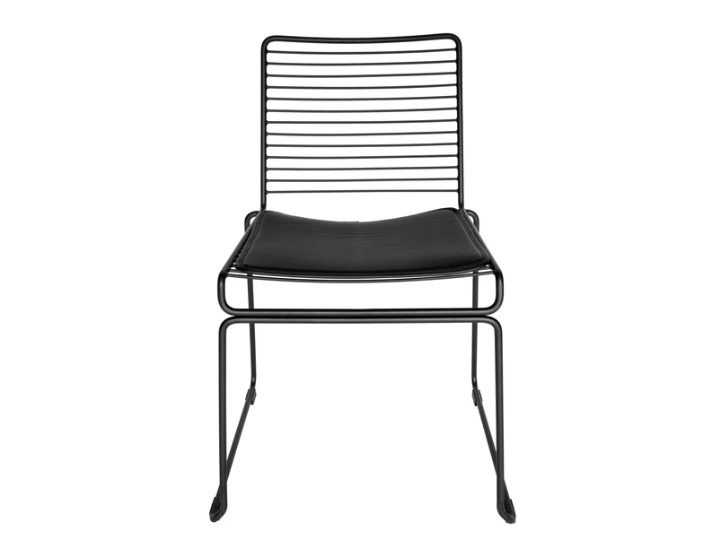 Xilo Bend Wire Chair - Black