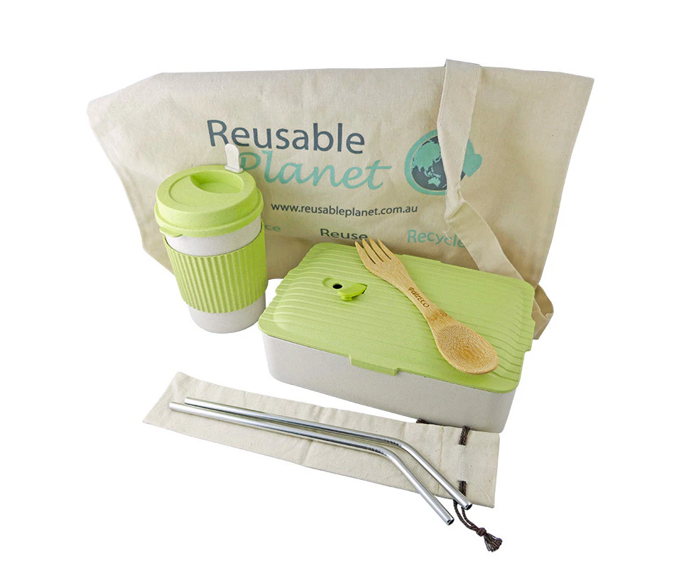 On-The-Go Zero Waste Foodie Pack - Green