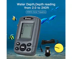 Eyoyo Portable 2.4 Inch LCD Fish Finder 240FT Depth Range Fishing Finder with Wired Sonar Sensor Transducer Fishing Tool Pesca Tackle