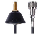 GME Universal Antenna Base with Low Loss Foam Coax  cable and  PL259 ABL001