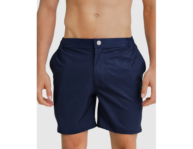Men's Tailored Swim Shorts - Sashimi Blue - Blue