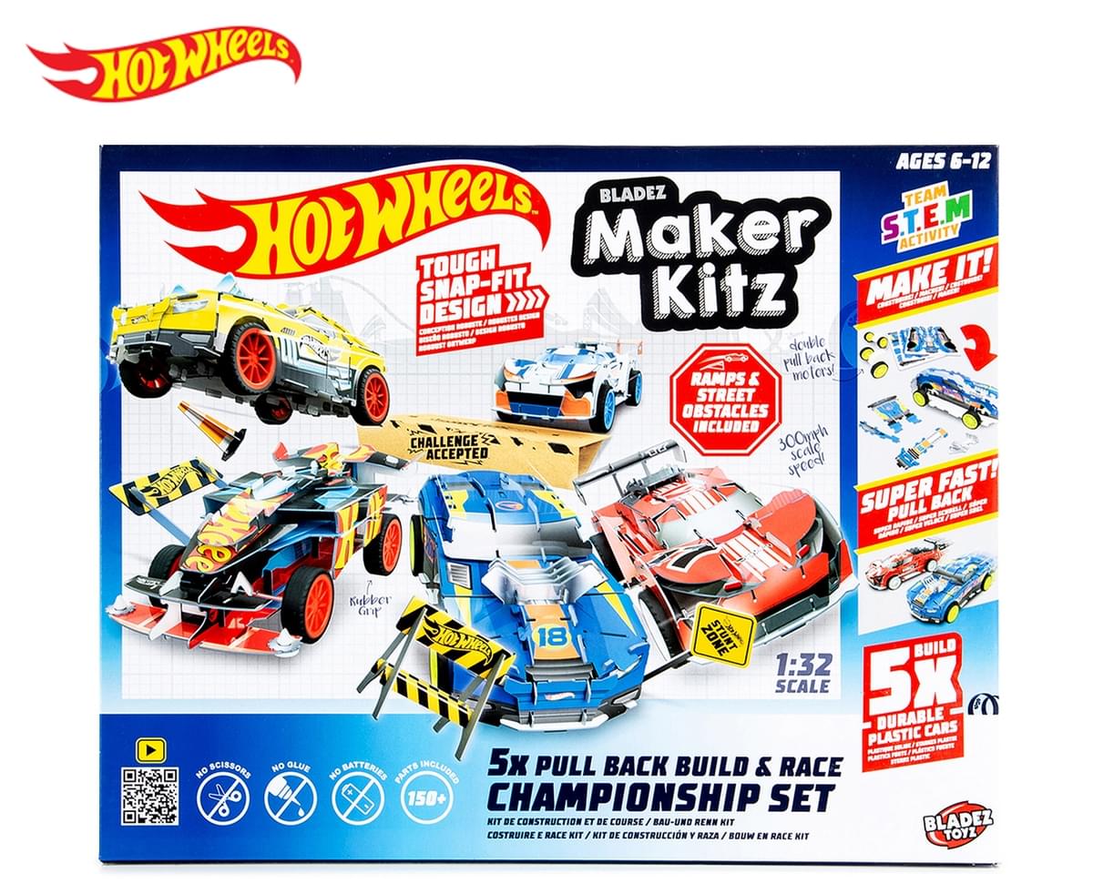 Bau und Renn Set 004 Hot Wheels Maker Kitz Build & Race Kit 