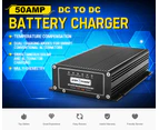 ATEM POWER 12V DC to DC 50A Battery Charger MPPT Dual Battery Isolator Solar AGM