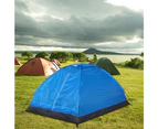 Camping Tent for 2 Person Single Layer Outdoor - Blue
