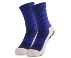 Men's Anti Slip Football Socks 1 Pairs - Blue