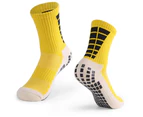 Men's Anti Slip Football Socks 1 Pairs - Yellow