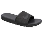 Nike Men's Benassi SolarSoft Slides - Black/Anthracite