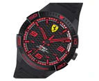 Scuderia Ferrari Apex Black Silicone Men's Watch - 830662