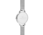 Olivia Burton Women's 34mm Under The Sea Stainless Steel Boucle Mesh Watch - Silver