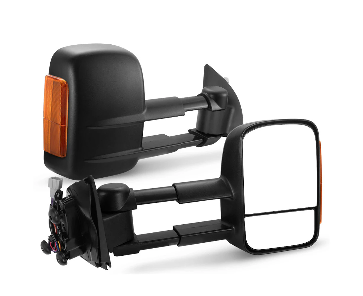 SAN HIMA Towing Mirrors for Ford Ranger MK PX PX2 PX3 XL XLT XLS Wildtrak 2012-ON