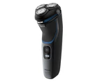 Philips Wet/Dry Aqua Touch Electric Shaver Cordless Mens Facial Hair Removal