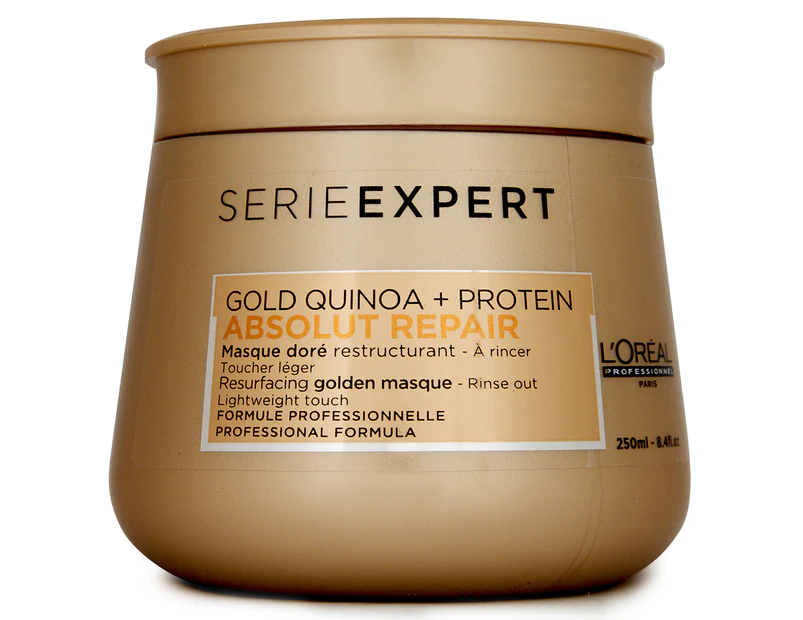 L'Oréal Professionnel Serie Expert Gold Quinoa + Protein Absolut Repair Mask 250mL