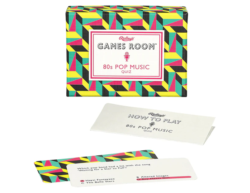 80s Pop Music Quiz Game