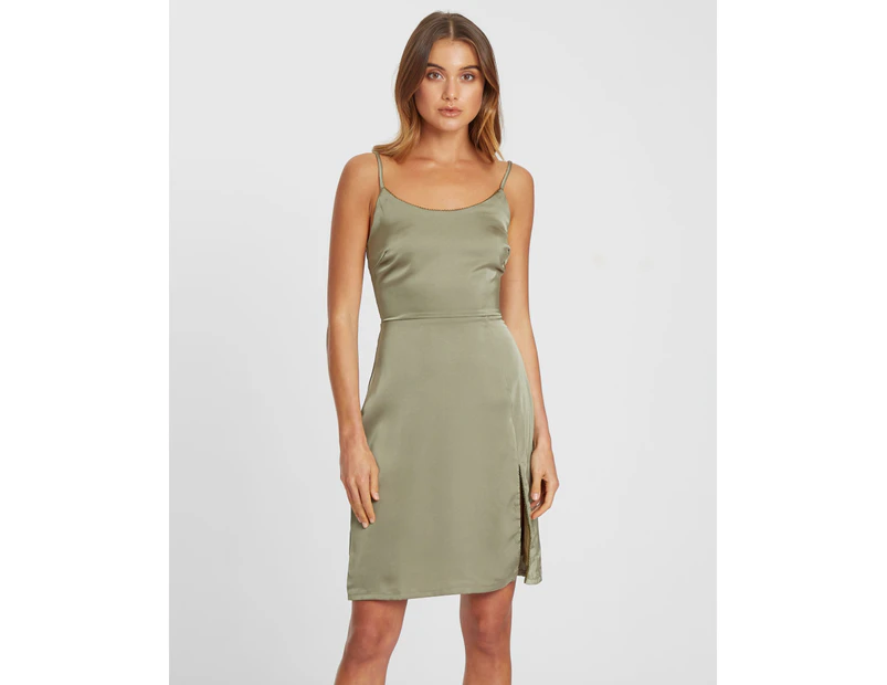 Chancery Women's Beau Slip Dress - Olive