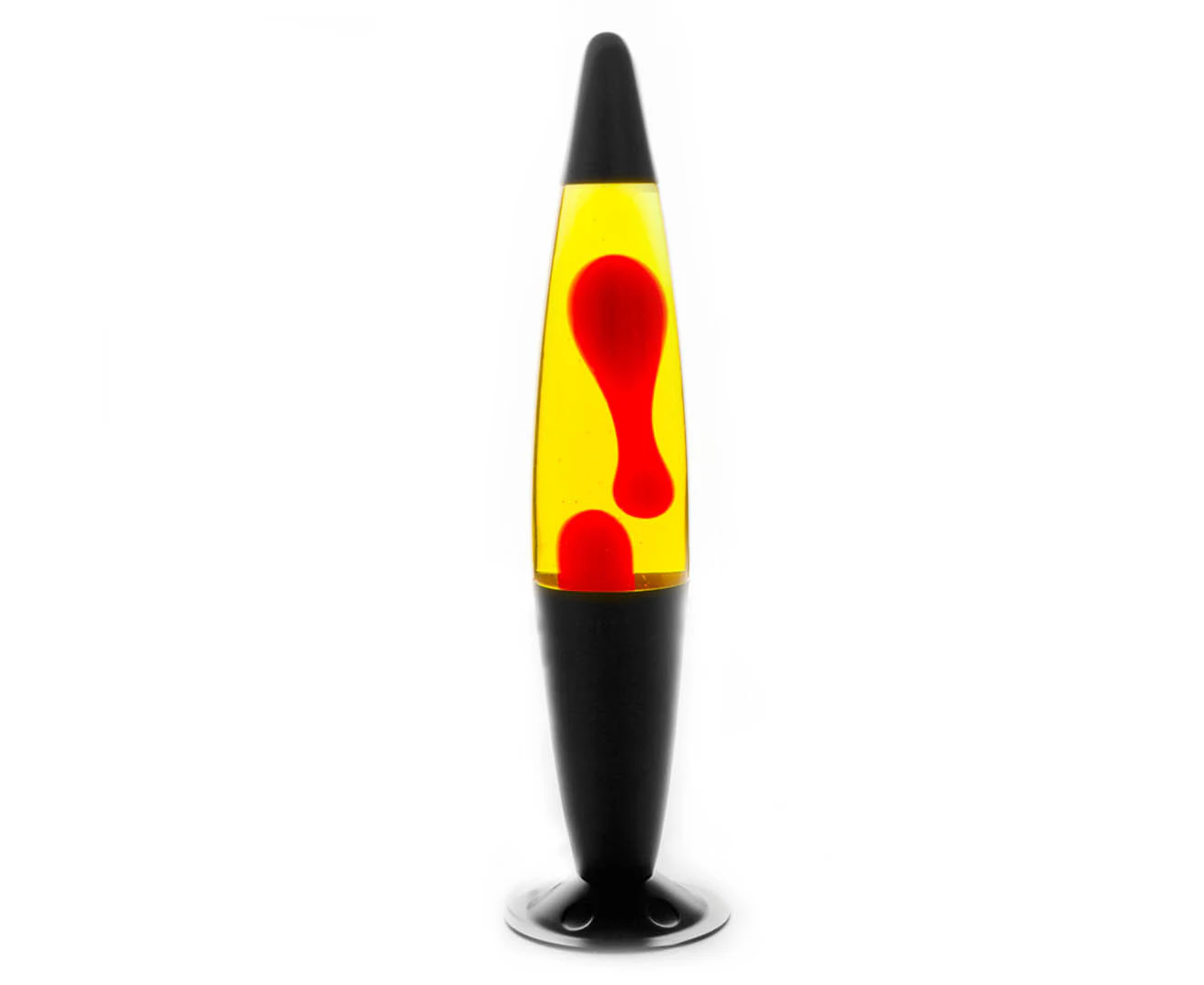 Peace Lava Motion Lamp Black/Red/Yellow