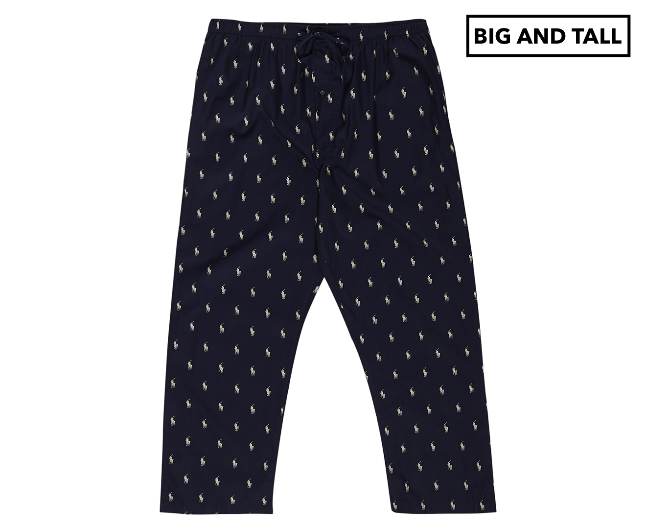 Polo Ralph Lauren Men's Big & Tall Pyjama Pants - Navy/Cream |  .au