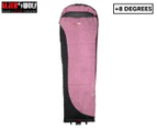 BlackWolf Backpacker 100 Single Sleeping Bag - Pink