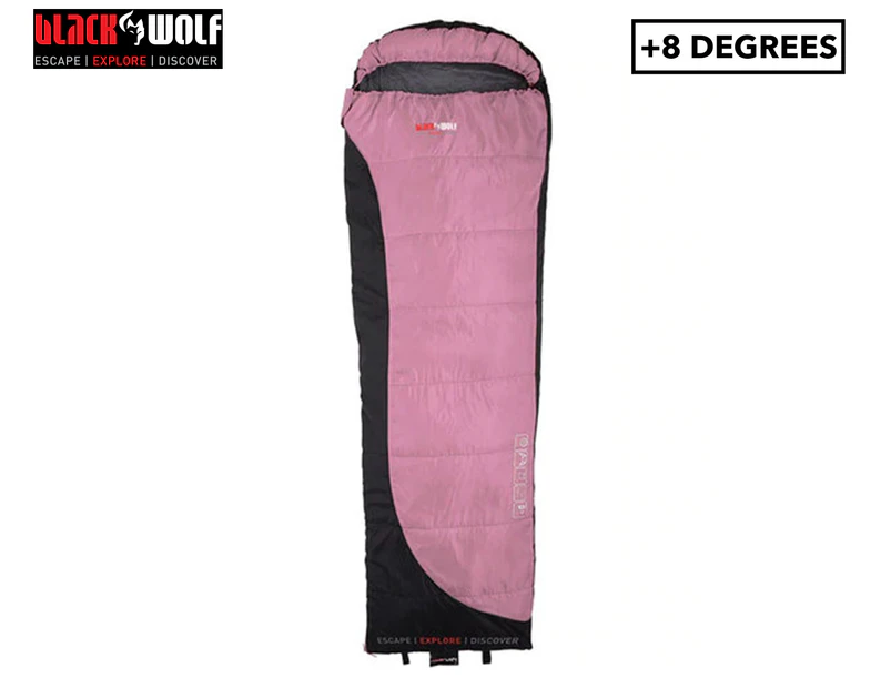 BlackWolf Backpacker 100 Single Sleeping Bag - Pink