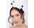 Lovisa White Rose Flower Side Headband