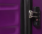 Pierre Cardin Hard Shell 2-Piece Luggage/Suitcase Set - Purple