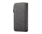 For Samsung Galaxy Note 10+ Plus Case, Wallet PU Leather Flip Cover, Black