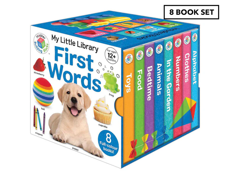 My Little Library Cube: Baby First Words (2019 Edition) Board Book 8-Pack