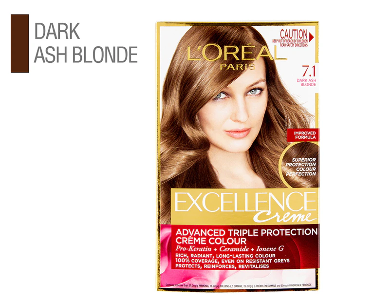 L'Oréal Paris Excellence Crème Hair Colour - 7.1 Dark Ash