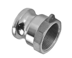 Stainless Steel 316 Camlock Coupling Type A - 100mm (4 Inch BSP)