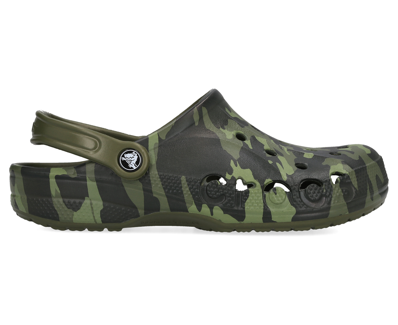 navy green crocs