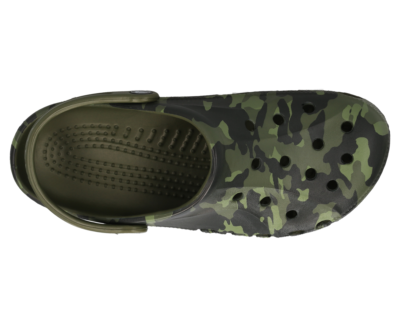 Crocs Baya Seasonal Graphic Clogs - Army Green Camo | Catch.com.au