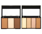 BYS Nude 3 Metallic & Matte Eyeshadow & Contour Palette Collection