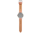 Tony Bianco Women's 42mm Watkin Leather Watch - Silver/Grey/Peach