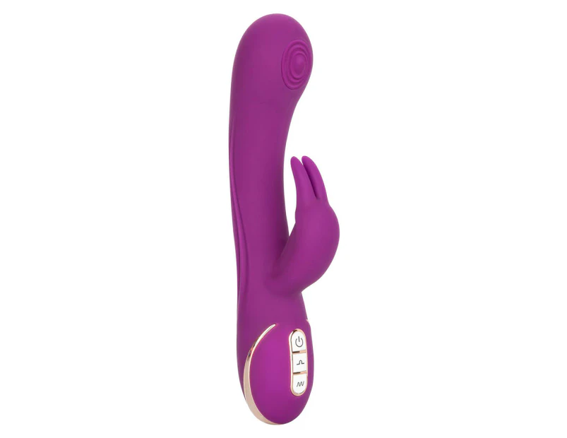 Jack Rabbit Signature Silicone Thumping Rabbit Vibrator - Purple