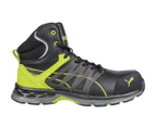 Puma Safety Men's Track Safety Boots - Black and Fluro Green/Yellow