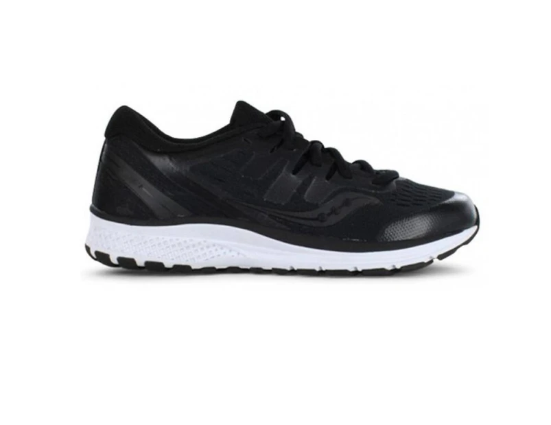 Saucony Boys Guide ISO 2 Youth S Medium Width Sneakers - Black/White - Black/White