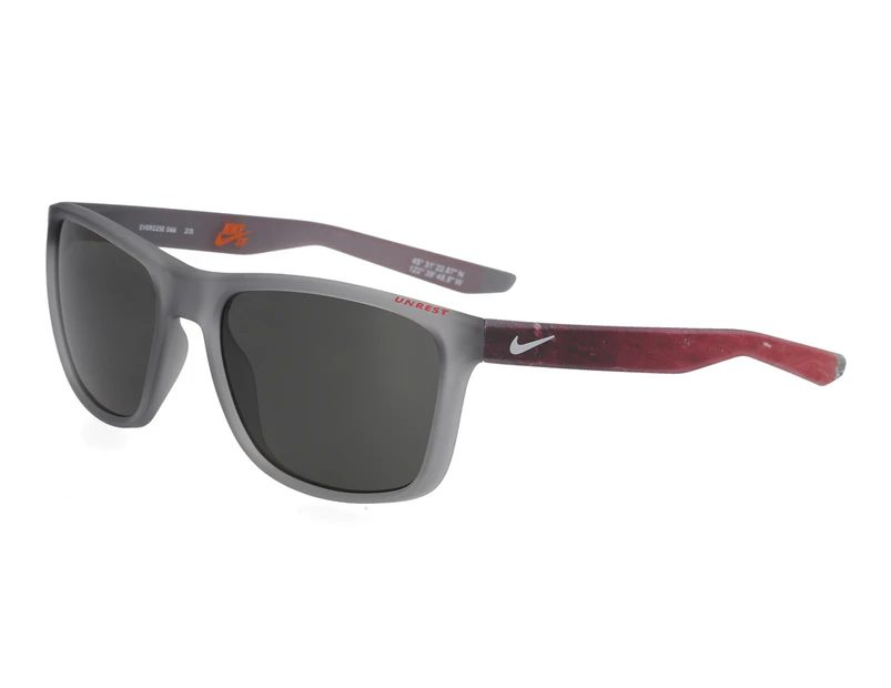 Nike SB Men's Unrest Sunglasses - Wolf Grey/Gym Red/Grey
