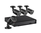 FLOUREON 8CH DVR Security Camera System 5 IN 1 1080N Video DVR Recorder 4X HD 1080P CCTV Cameras No HDD AU