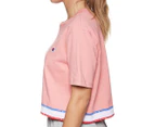 Champion Women's ID Collection Tape Tee / T-Shirt / Tshirt - Watermelon Sorbet