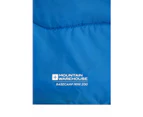 Mountain Warehouse Kids Mini Sleeping Bag Insulated 2 Season Camping Boys Girls - Blue