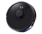 Robot Vacuum Cleaner Robotic LDS Cleaners Carpet Wet Dry Mopping Black