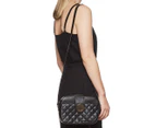 Guess Plush Quilted Camera Cross Body Bag - Black