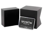 MVMT Men's 40mm DMC02GUBL Leather Watch - Black
