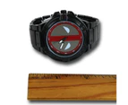 Deadpool Symbol Black Watch with Metal Band