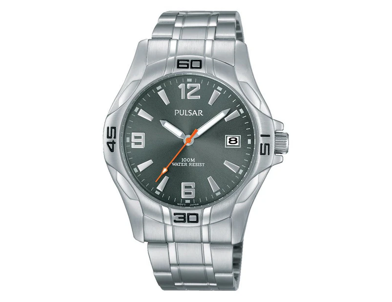 Pulsar PXHA53X Silver Stainless Steel Mens Watch